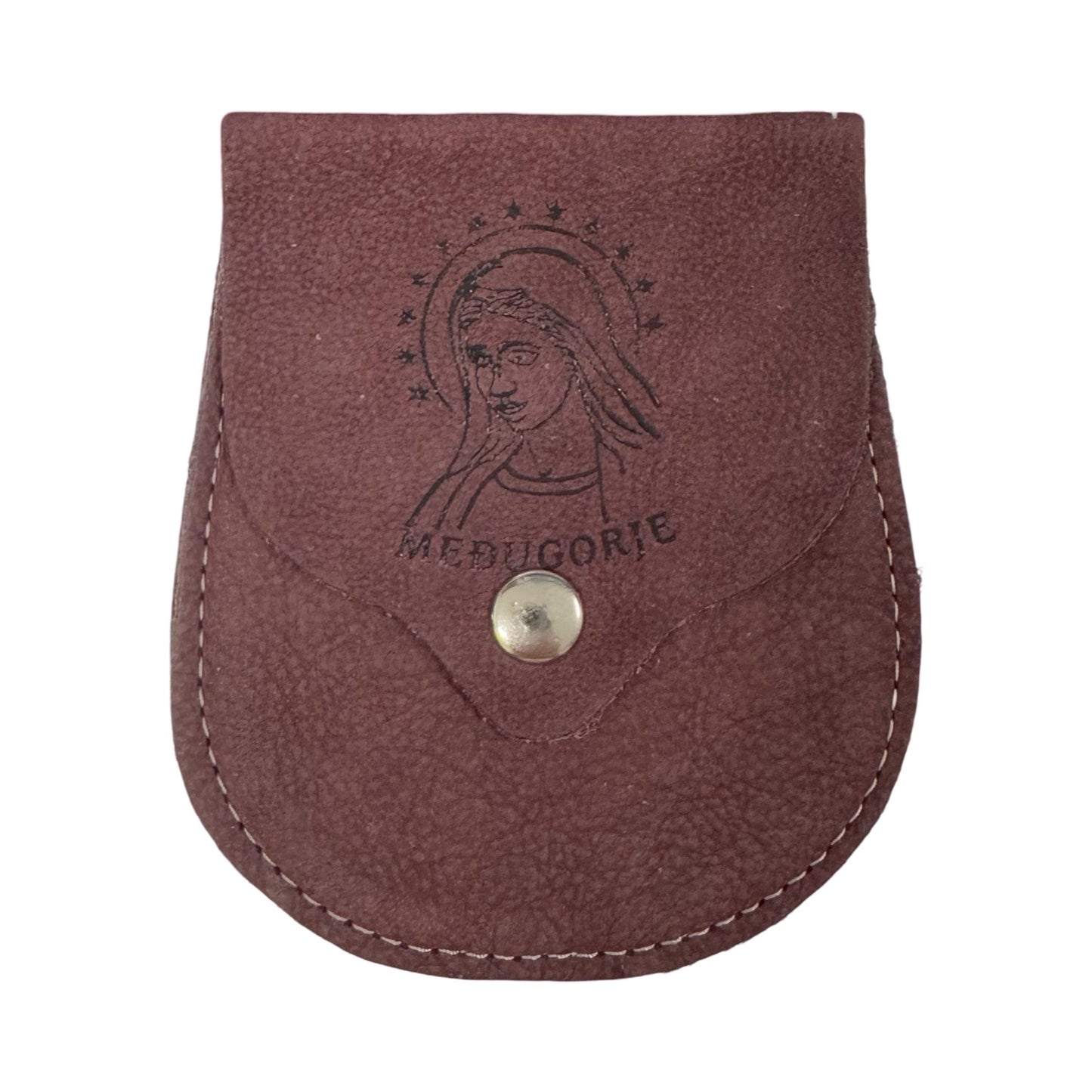 Queen of Peace Leather Pouch of Assorted Colors