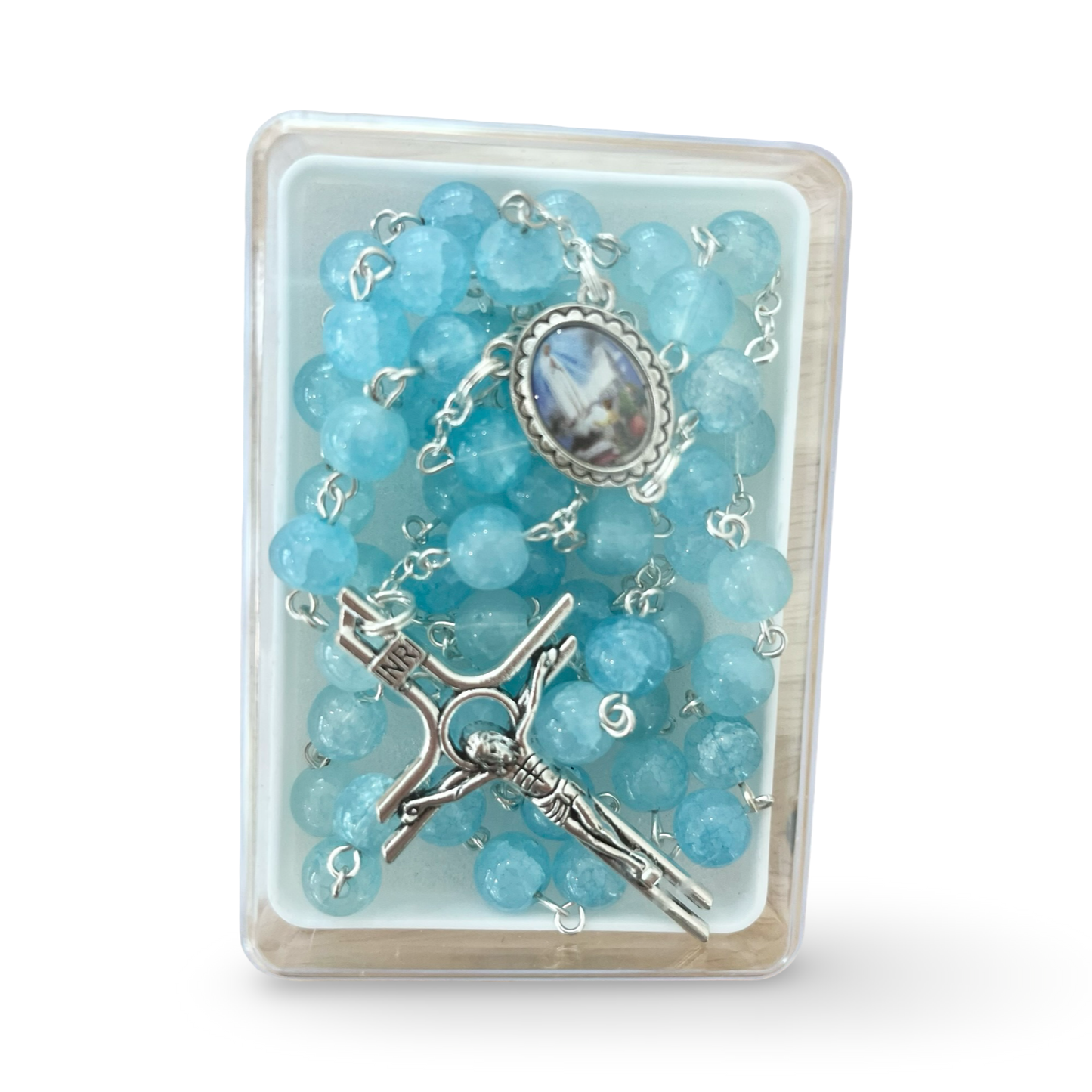 Large Marble Fatima Rosaries of Assorted Colors