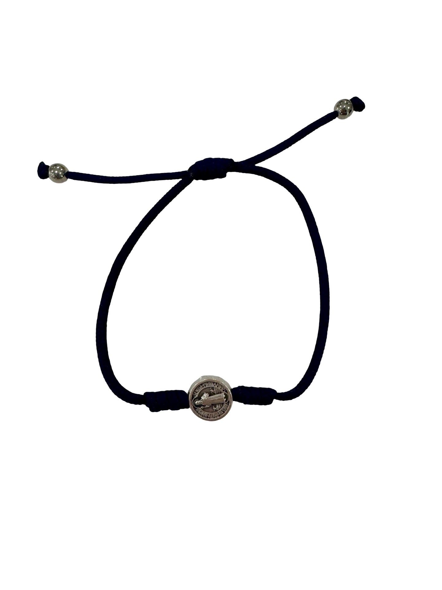 St. Benedict Medal Cord Bracelet of Assorted Colors