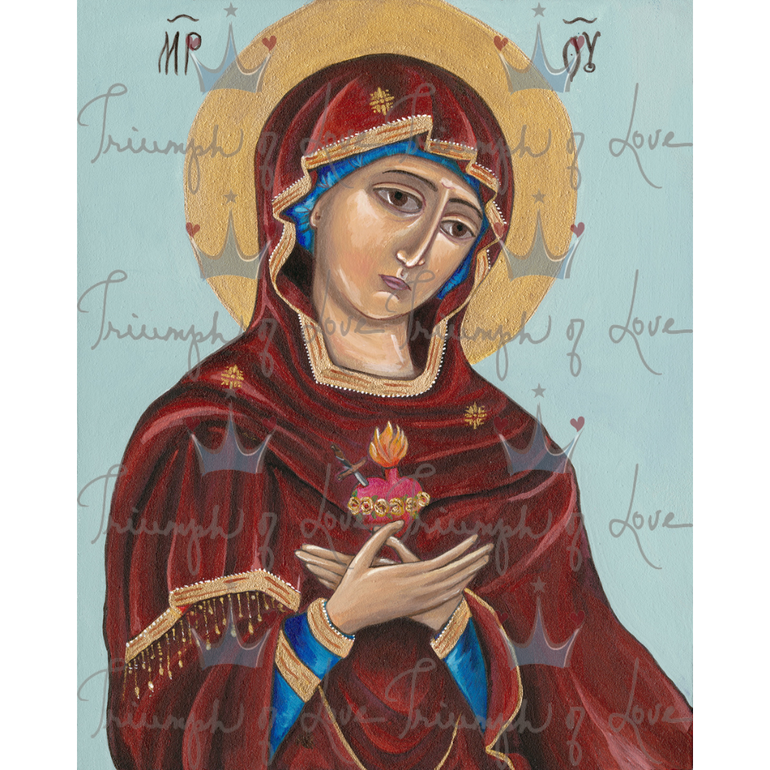 "Imploring Gaze" - Maryam Iconography Apostolate, SCTJM