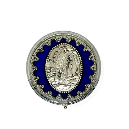 Silver and Blue Lourdes Case