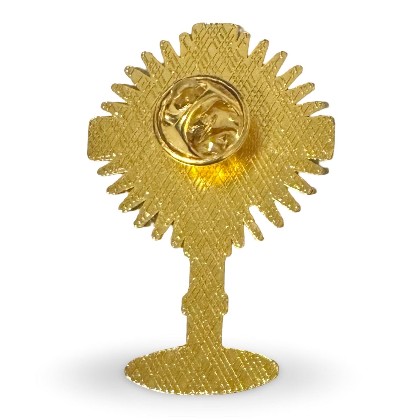 Large, Colored Eucharistic Monstrance Pin