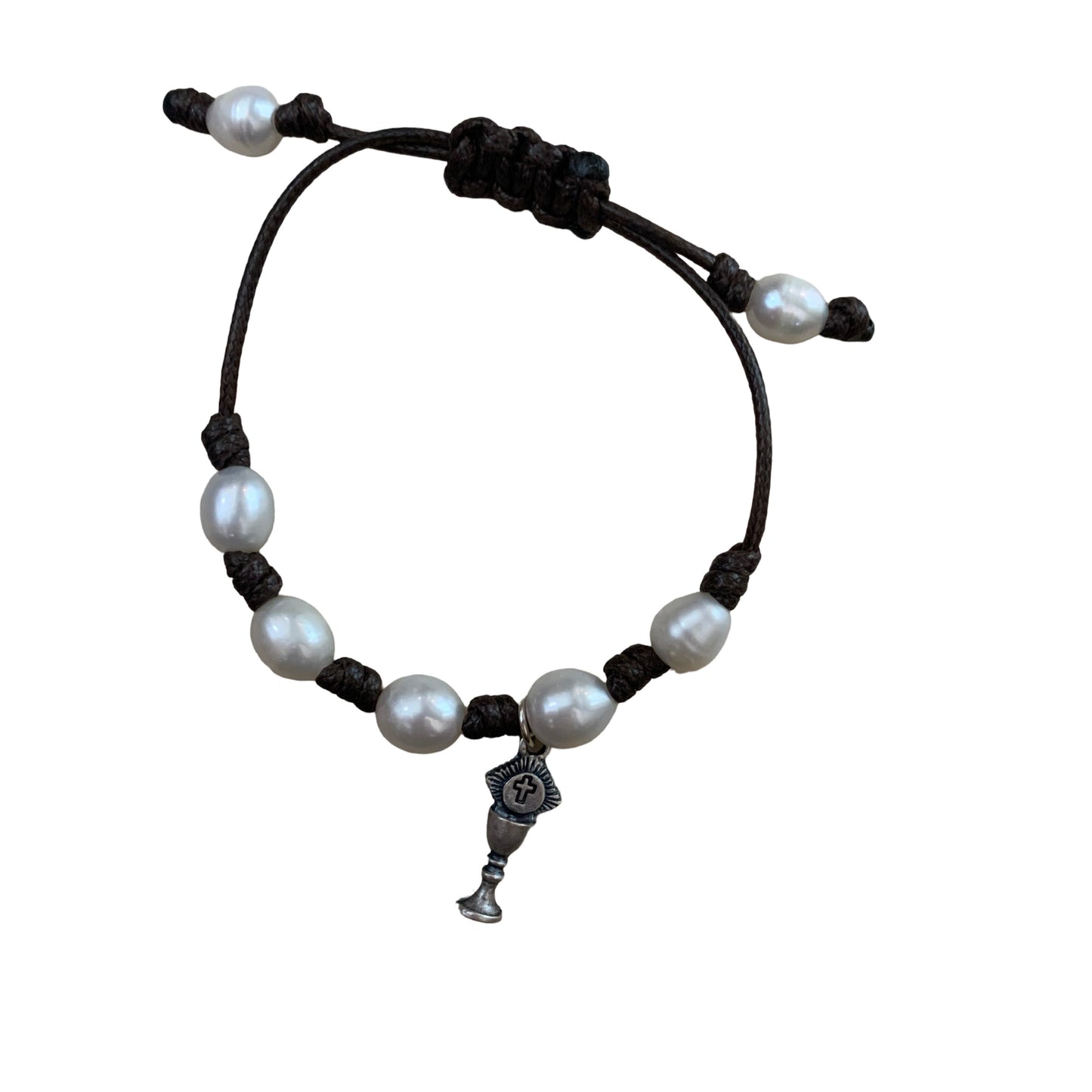 Pearl Beaded Adjustable Bracelet