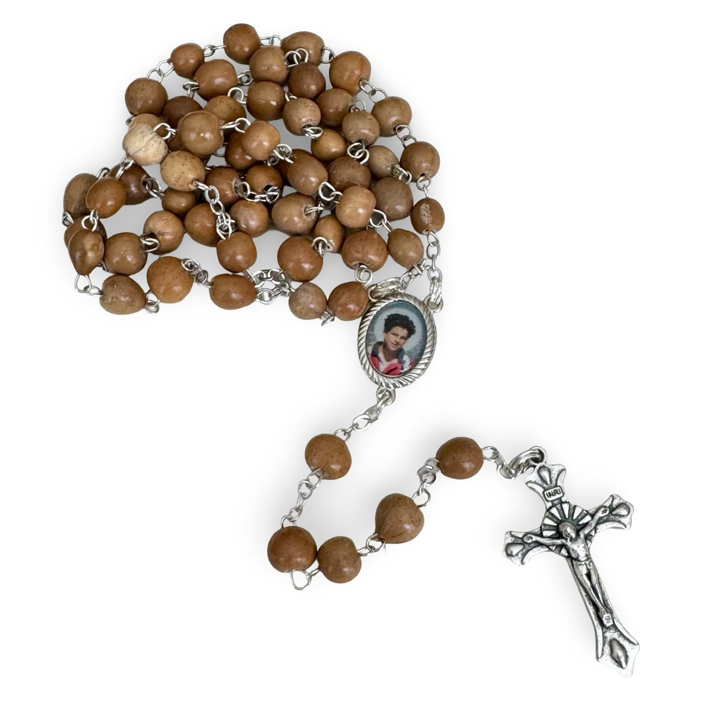 St. Carlo Acutis Rosary with Canvas Bag