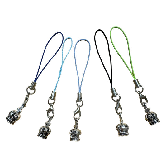 Fatima Crown Pendant with Tiny Lanyard of Assorted Colors