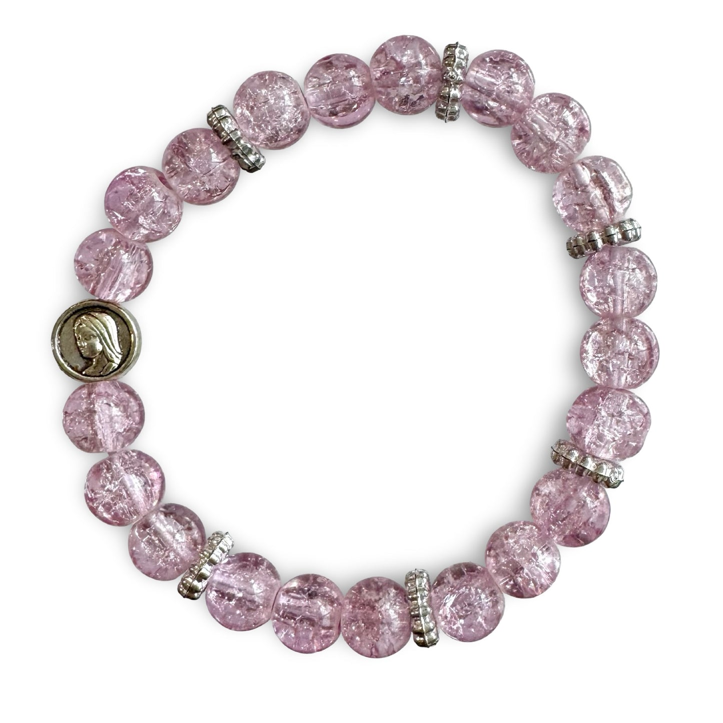 Crystal Chaplet of Peace Bracelet