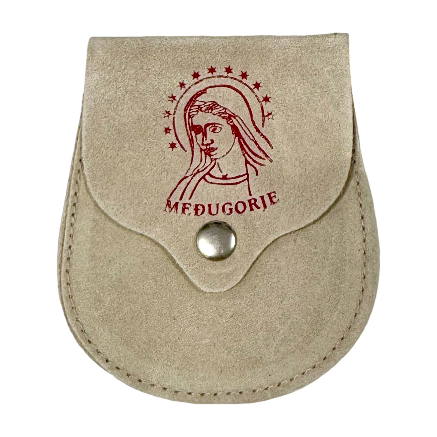 Queen of Peace Leather Pouch of Assorted Colors