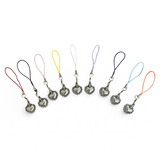 Sacred Heart with Tiny Lanyard of Assorted Colors