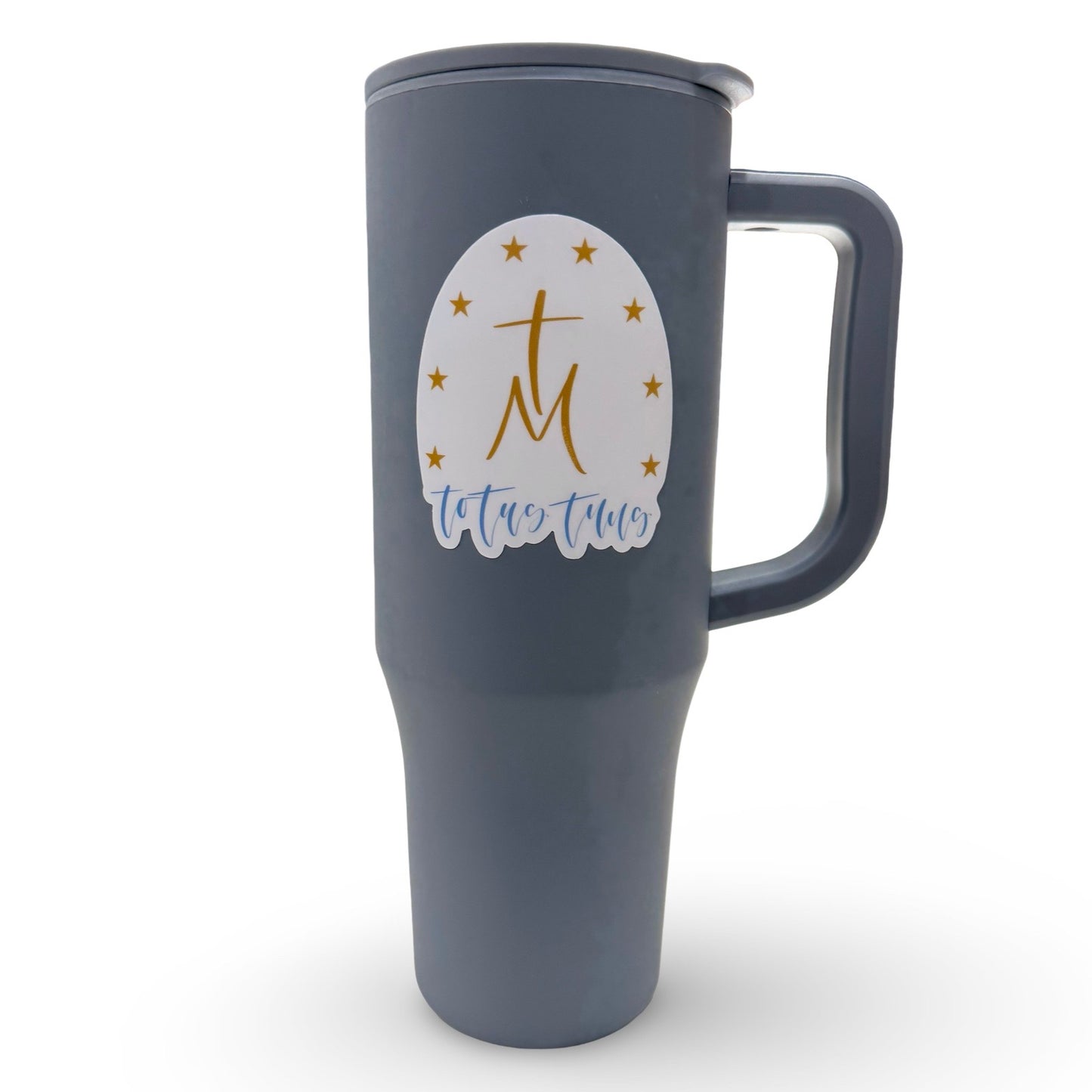 Large Tumbler Cup with Marian Sticker
