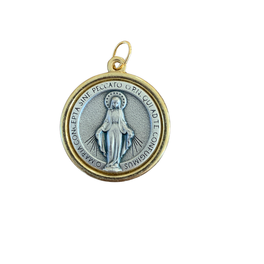 Gold and Silver Miraculous Medal