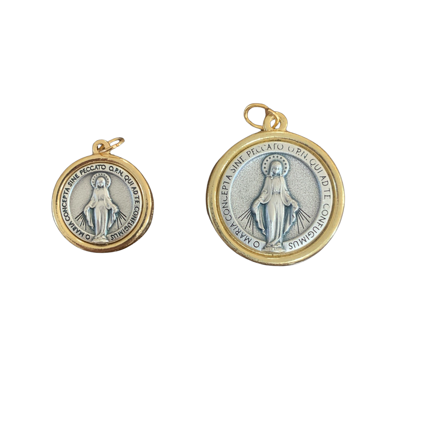 Gold and Silver Miraculous Medal