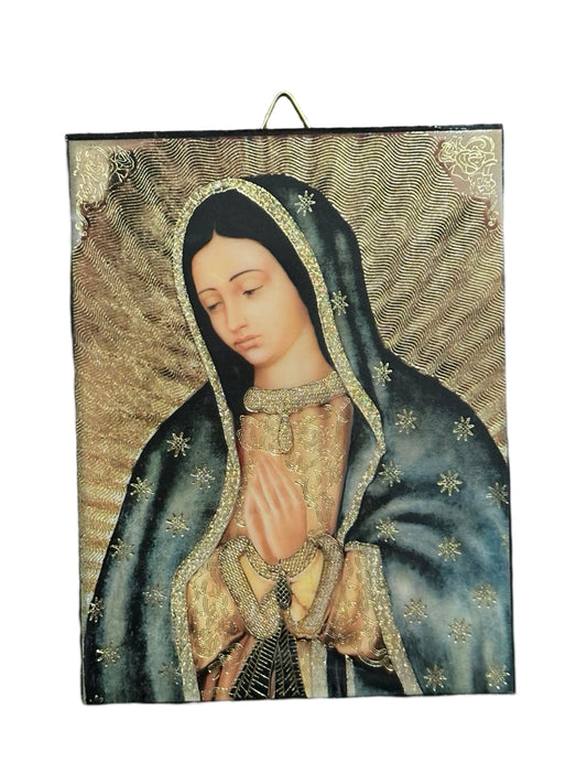 Our Lady of Guadalupe Image with Glossy Finish