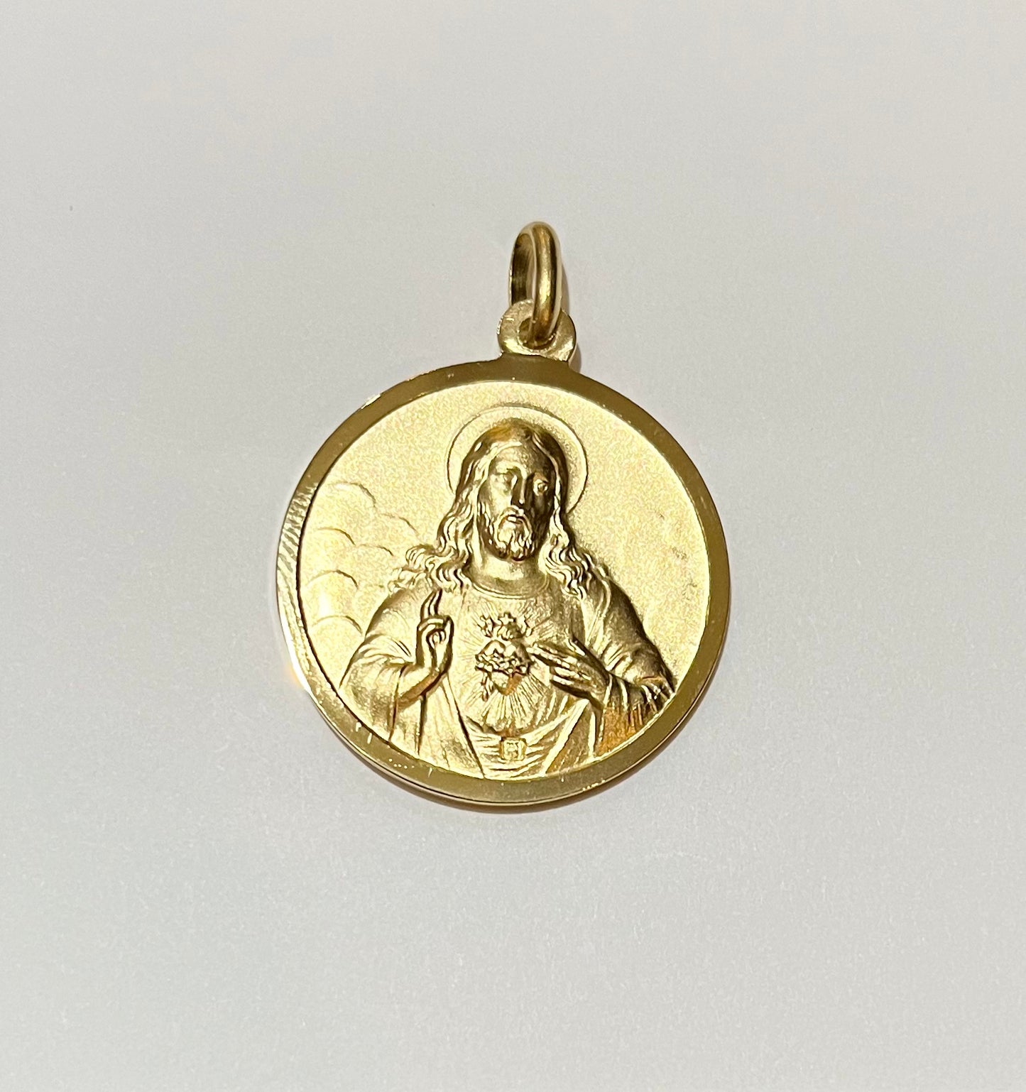 Gold Plated Scapular Medal