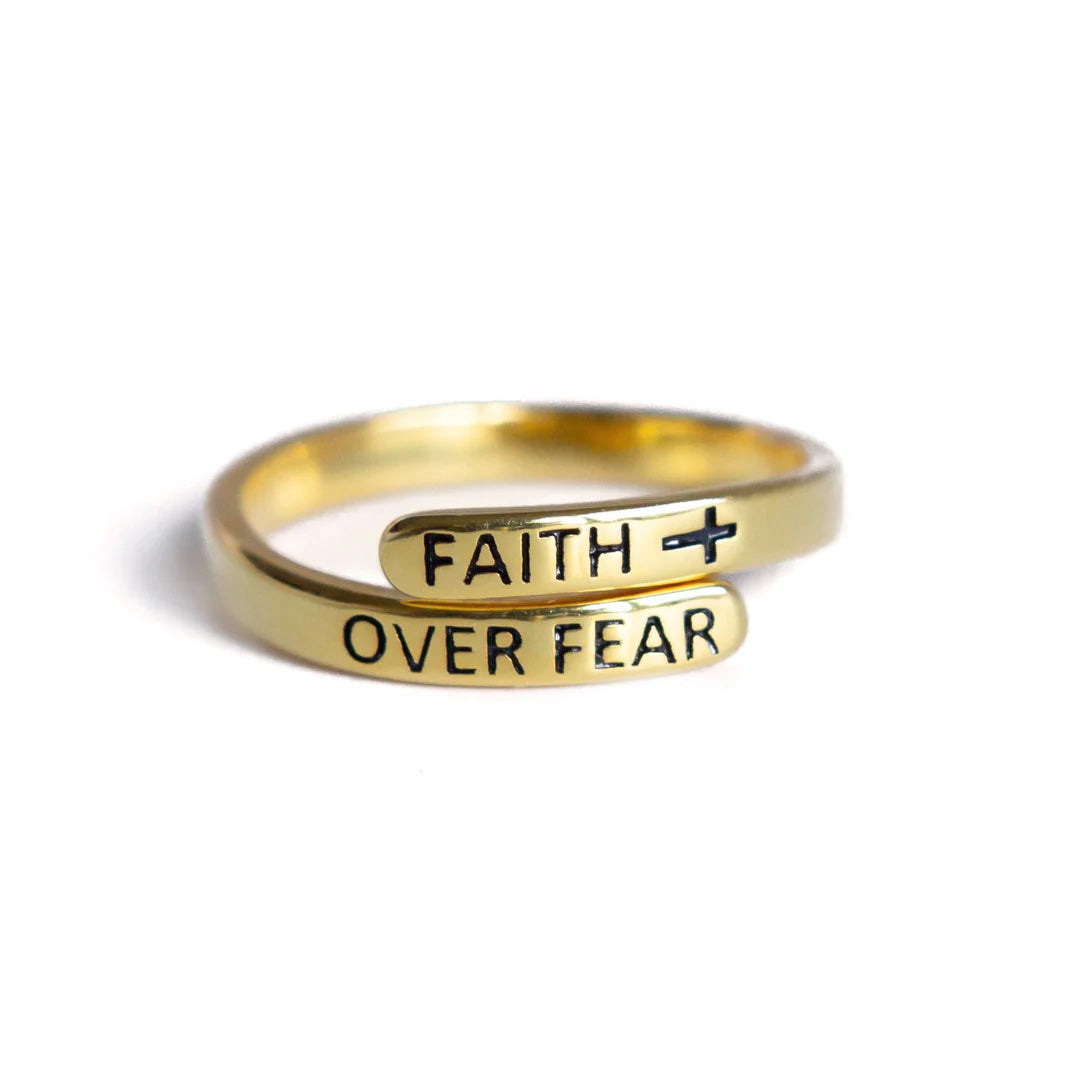 Faith Over Fear Ring