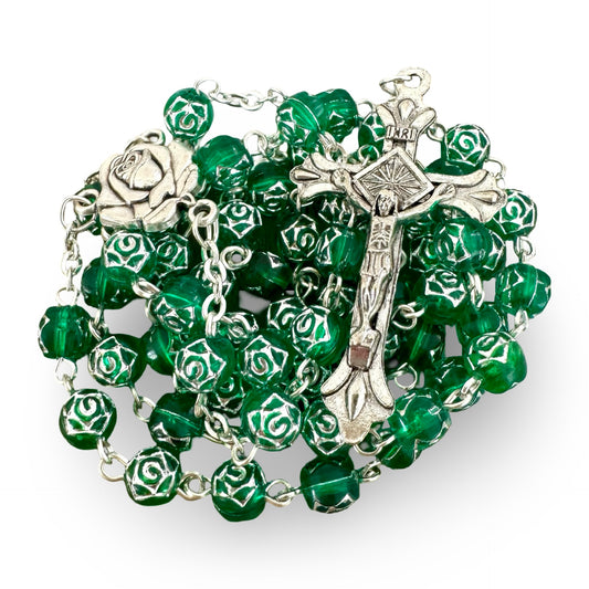 St. Rita Rose Rosary of Assorted Colors