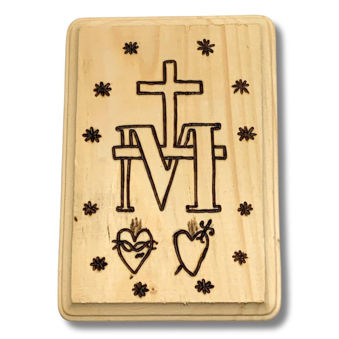 Hand-made Miraculous Medal Wall Decor by SCTJM