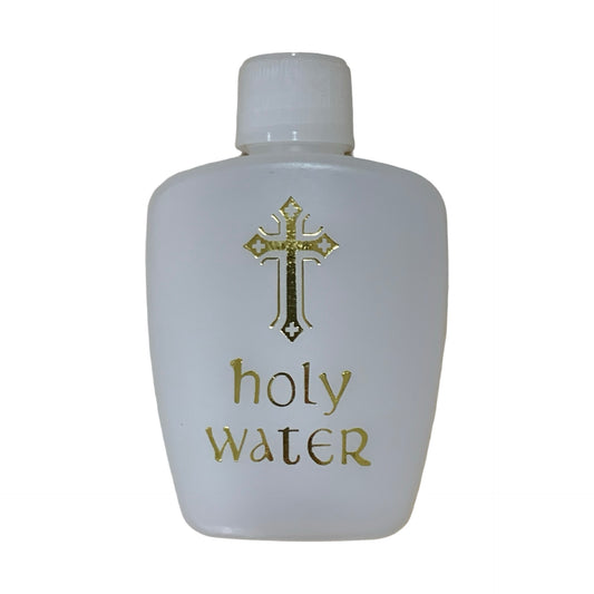 Round Plastic Holy Water Bottle