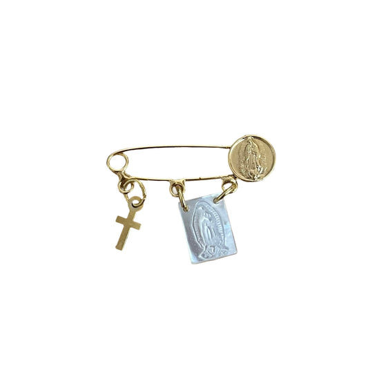 Guadalupe Baptismal Pin