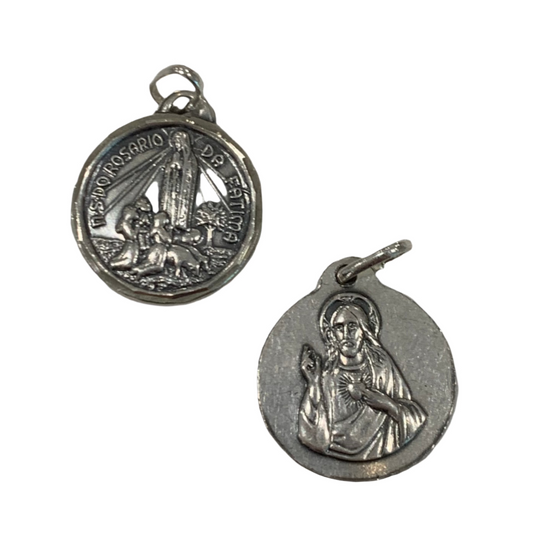 Our Lady of Fatima and Sacred Heart of Jesus Medal