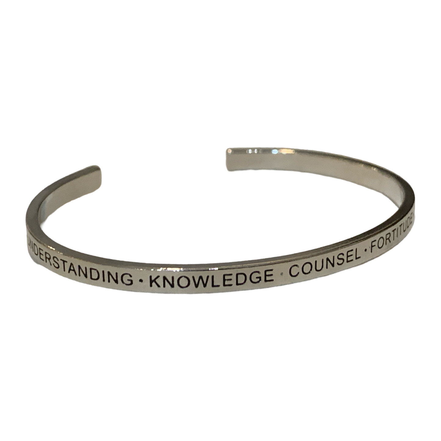 Gifts of the Holy Spirit Silver Bracelet