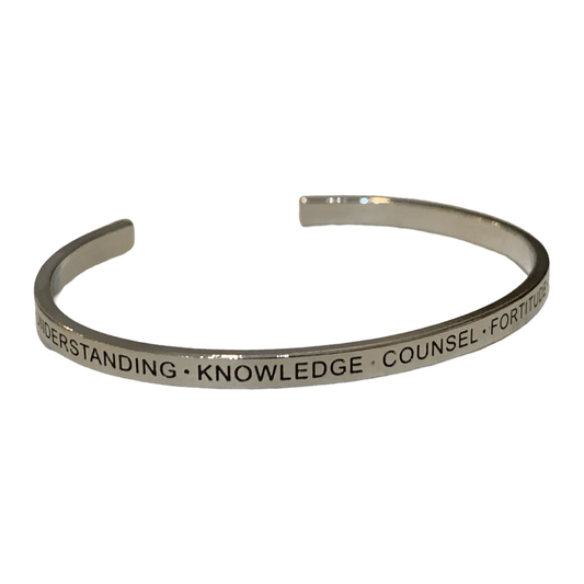 Gifts of the Holy Spirit Silver Bracelet