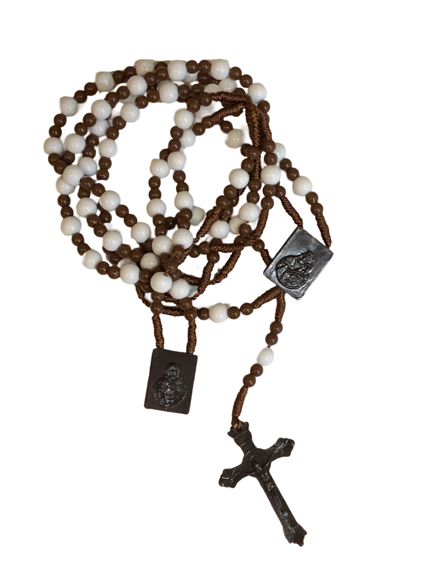 Plastic Beaded Scapular Rosary