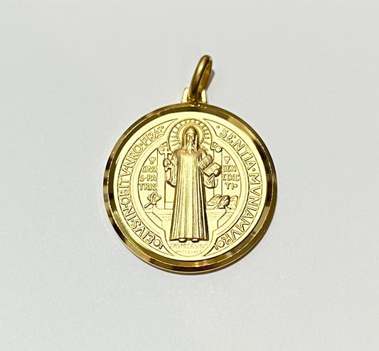 Gold Plated St. Benedict Medal