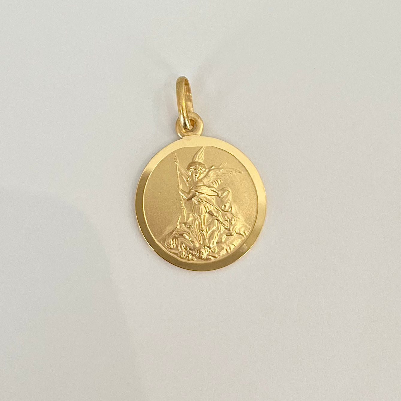 Gold Plated St.Michael Medal