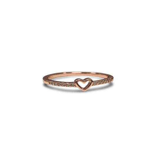 Jeweled Heart Ring