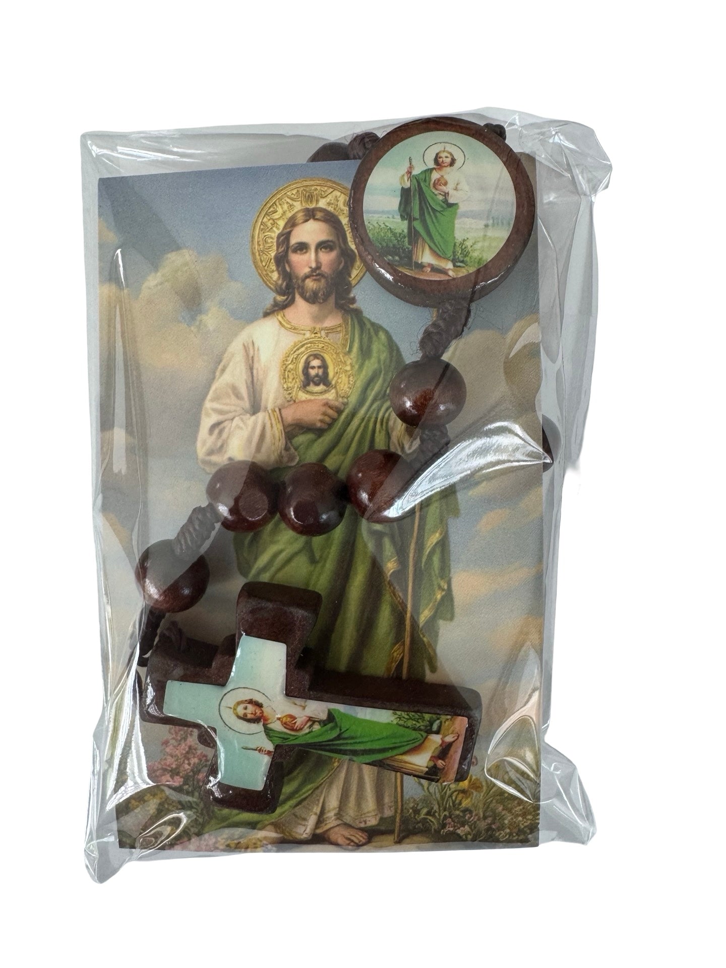 St. Jude Wooden Rosary