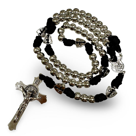 Large St. Michael Metallic Rosary