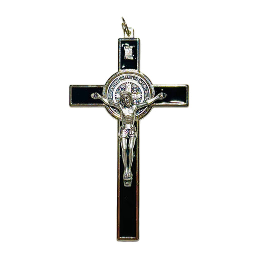 Black Inlay St. Benedict Crucifix
