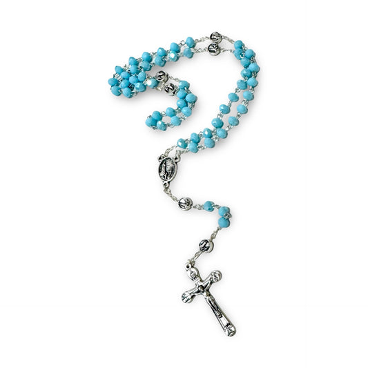 Fatima Rosary in Clear Case