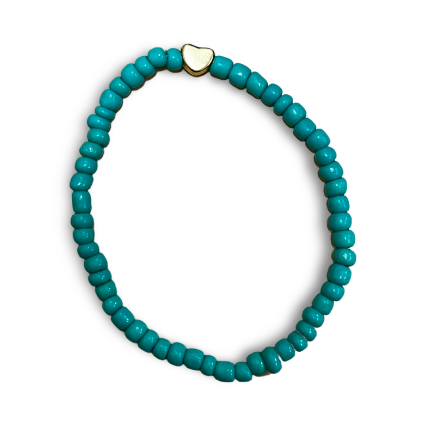 Beaded Heart Bracelet of Assorted Colors