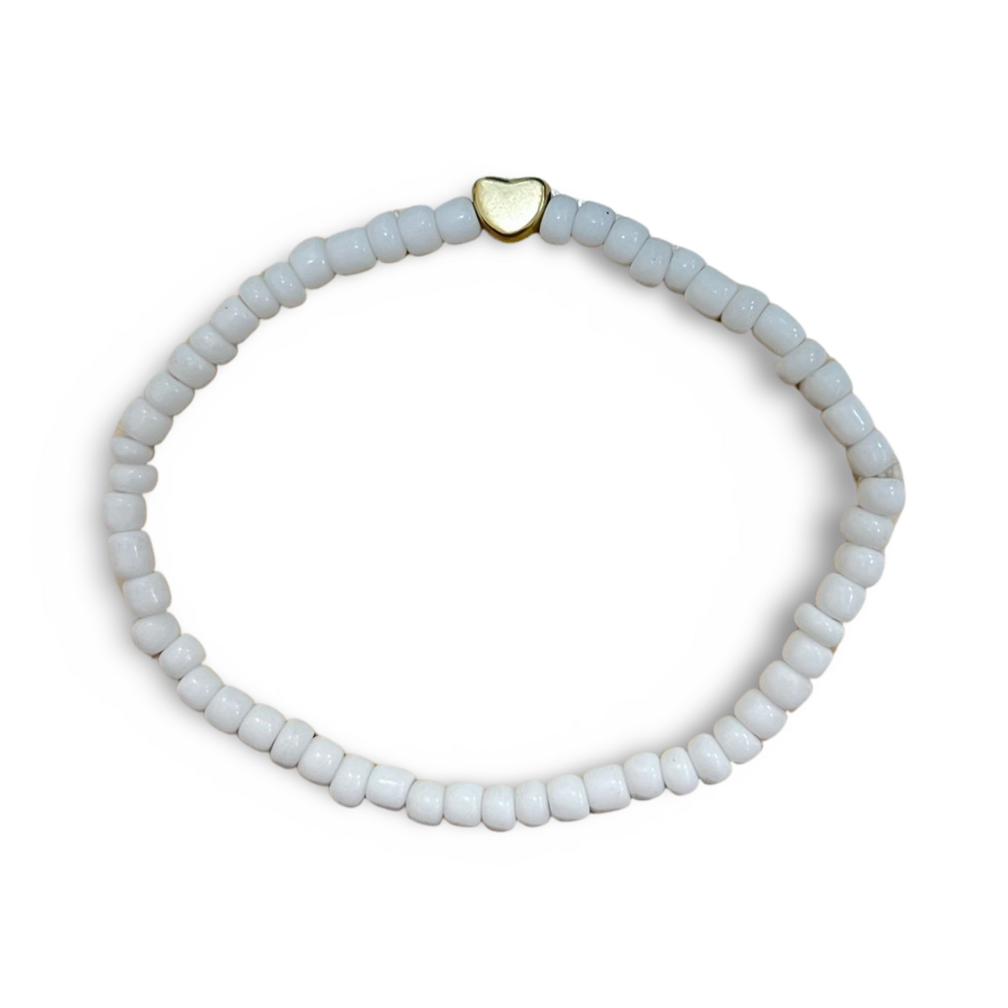 Beaded Heart Bracelet of Assorted Colors