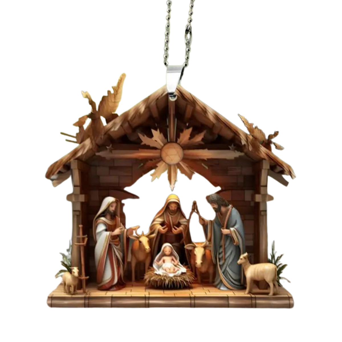 Nativity Acrylic Hanging Ornaments