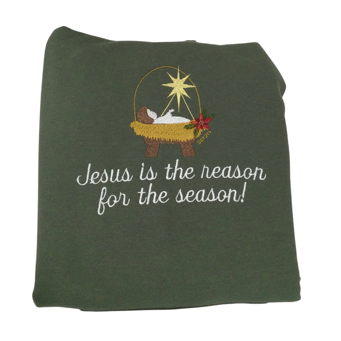 "Jesus is the Reason for the Season" Embroidered Hoodies for Kids by SCTJM