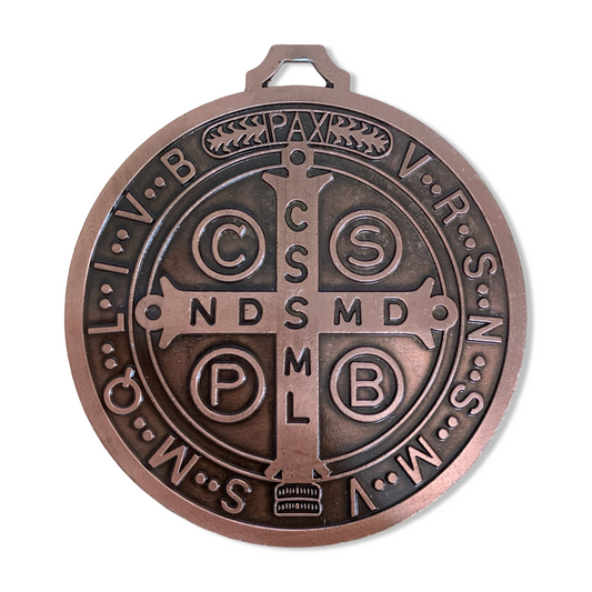 Large Bronze St. Benedict Medal