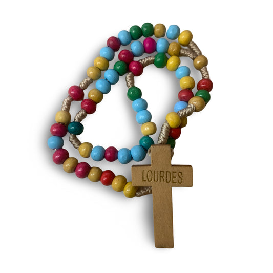 Multicolored Lourdes Children's Rosary