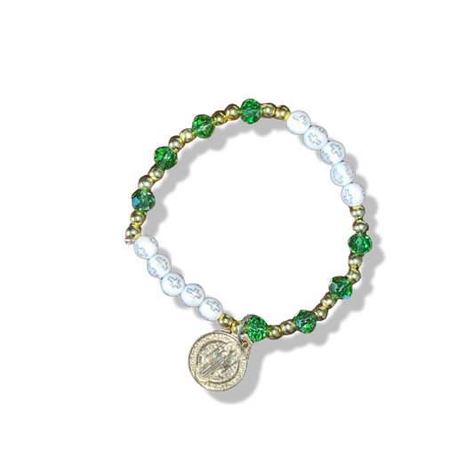 Mexican St. Benedict Decade Rosary Bracelet