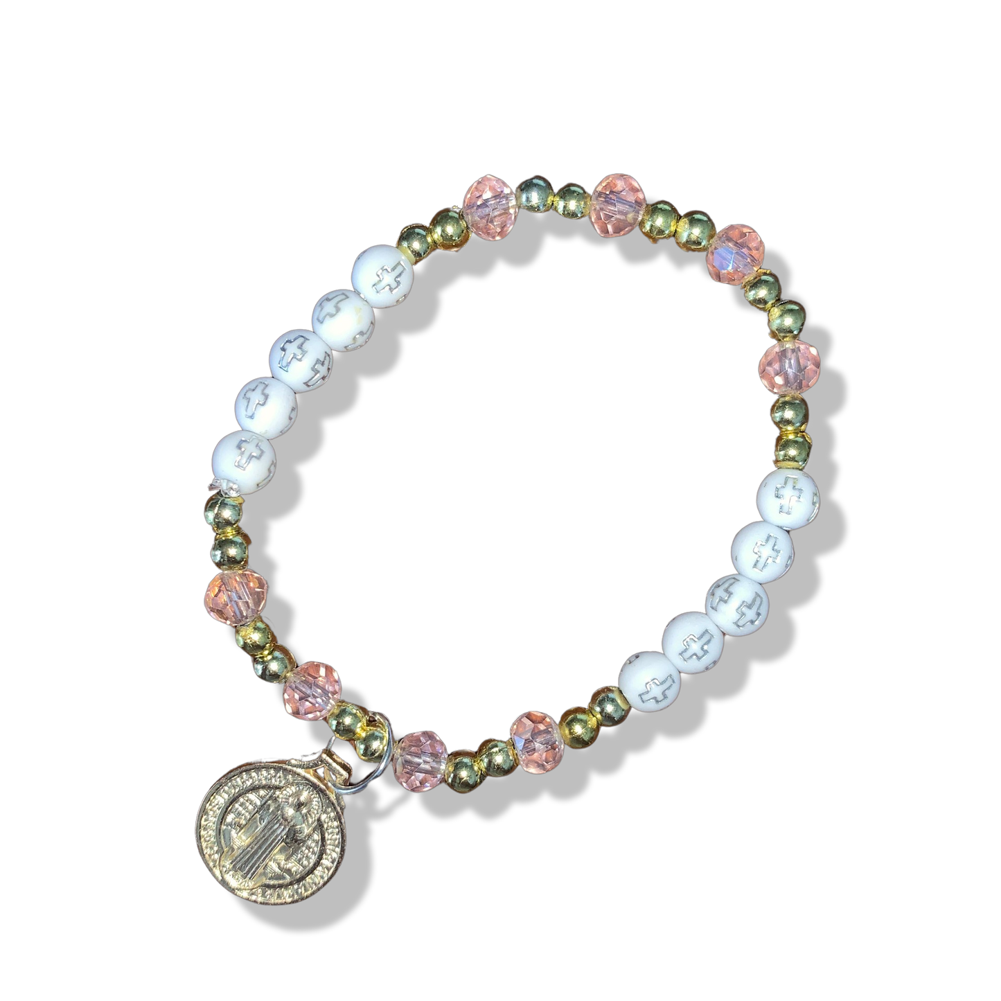 Mexican St. Benedict Decade Rosary Bracelet