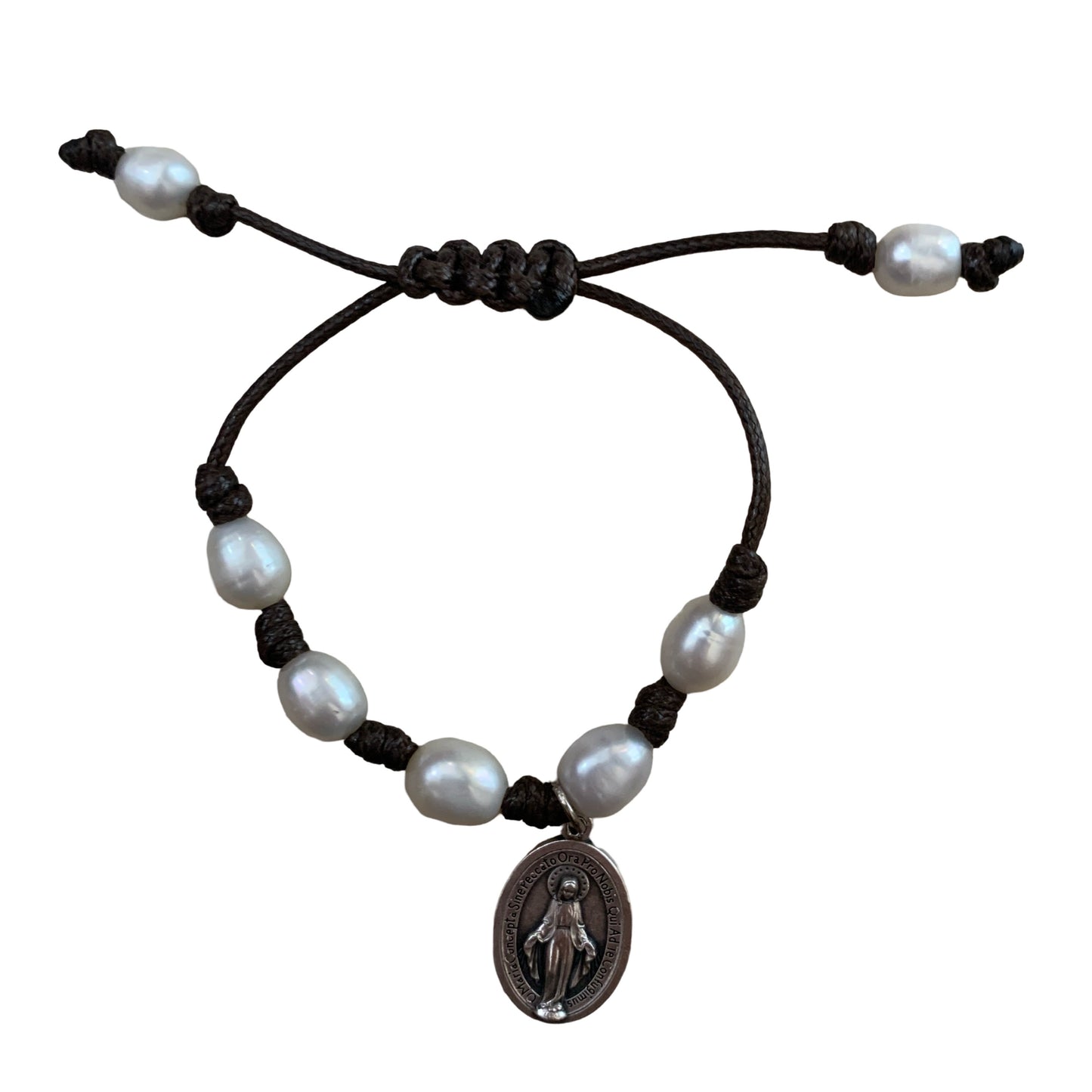Pearl Beaded Adjustable Bracelet