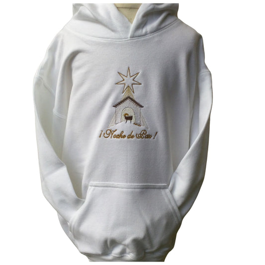 "O Noche Paz" Suéter Bordado por SCTJM