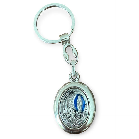 Notre Dame de Lourdes Keychain