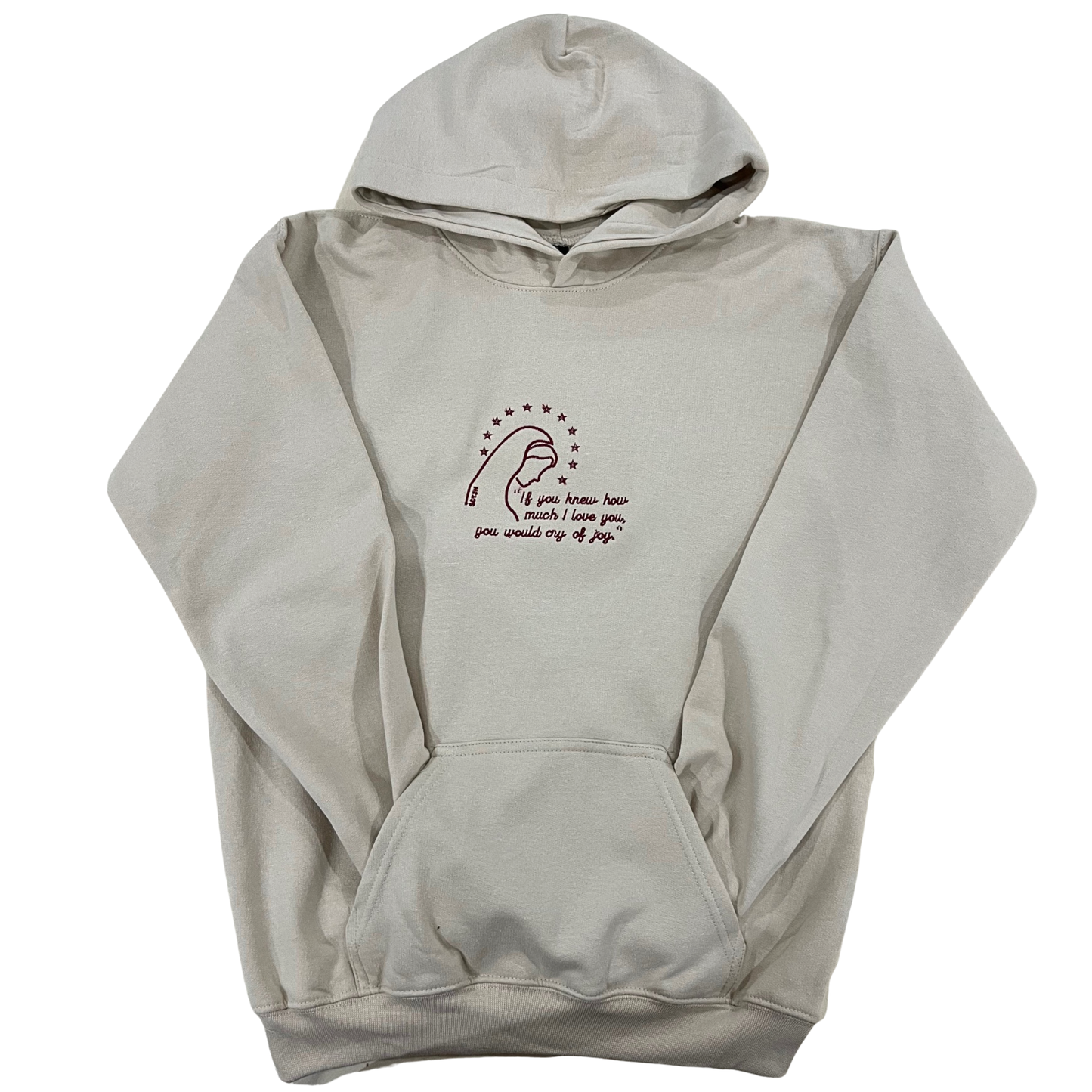 Love of Our Lady Embroidered Hoodies for Kids by SCTJM