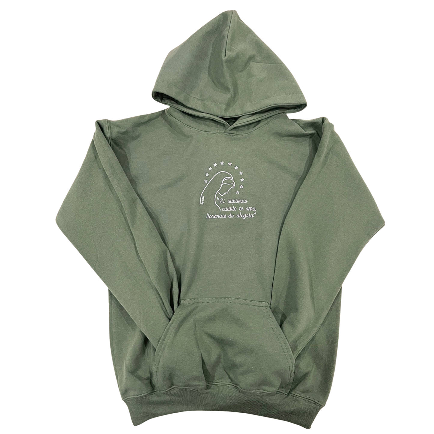 Love of Our Lady Embroidered Hoodies for Kids by SCTJM