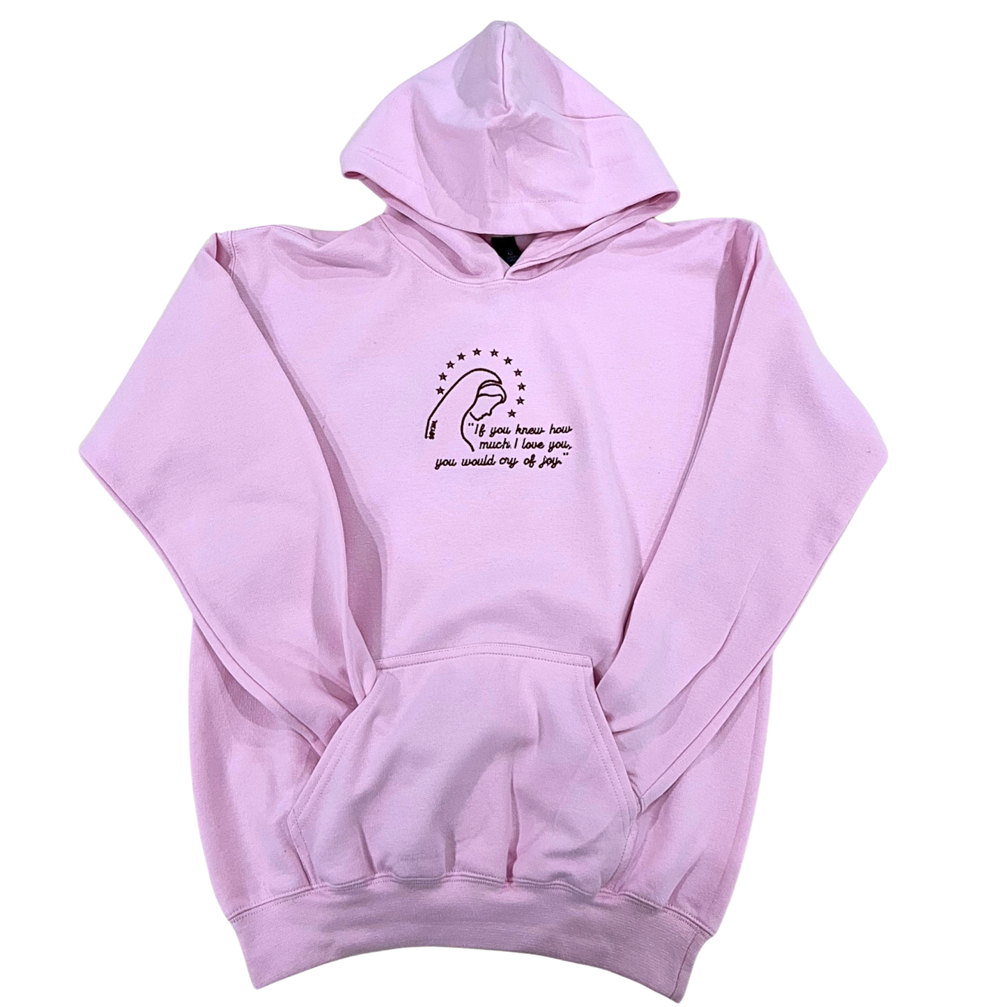 Love of Our Lady Embroidered Hoodies for Kids by SCTJM