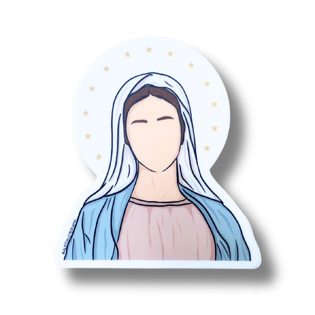 Our Lady Queen of Peace Sticker