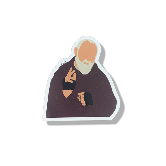 Padre Pio Sticker