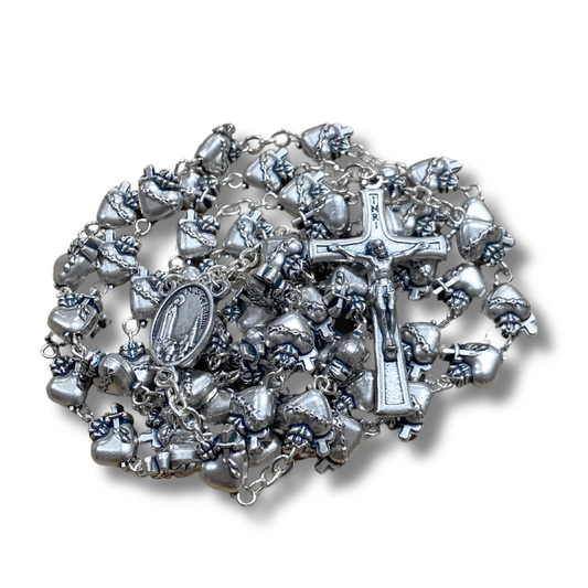 Pierced and Immaculate Heart Fatima Rosary